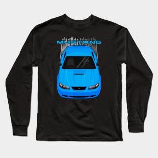 Mustang GT 1999 to 2004 SN95 New Edge - Atlantic Blue Long Sleeve T-Shirt